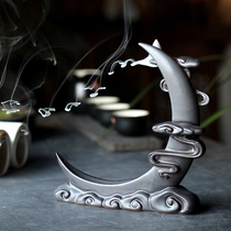 Creative reverse incense ornaments ceramic back-flow incense burner smoke Zen back flow Zen back-flow incense incense burner counter-current incense holder