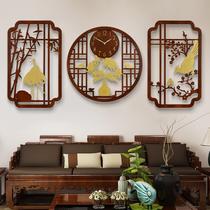 New Chinese hanging clock Living room Home Fashion China Wind watches minimalist Decorative Clocks Silent Creative Large Wooden Clock
