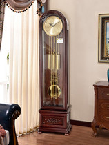 European-style dome hedgehog rosewood mechanical floor clock Villa solid wood pendulum clock Music clock Hemler movement