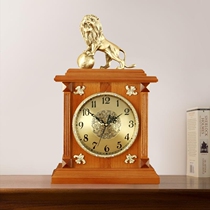 European antique clock desktop Bell ornaments office mute desk clock home living room old desk clock