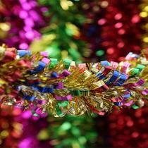 Wall decoration Christmas pull hair strips ribbon color strips New Years birthday wedding room layout