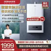 Frequency conversion] Boss gas water heater natural gas gas kitchen household electric intelligent constant temperature hot 14 liters 601