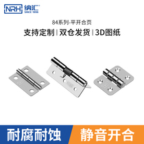 Stainless Steel Hinge Hinges cabinet door Leaf Mini Foldout Flat Open Folding 1 Inch Spring Small Hinge Five Gold Accessories