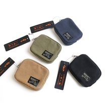 One-pin-into-soul SMOKY WALLET CLICK Antique Small Wallet Canvas Hands With Zero Wallet Woman Little Silver Bag Mini