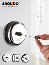 Balcony telescopic clothesline non-punching hotel indoor bathroom toilet invisible drying rack hotel clothesline