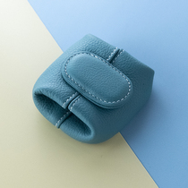 Original Korea Zero Wallet Woman Little Mini Coin Bag Brief Yotte Small Genuine Leather Cute Containing Bag Ins Wind Pendant
