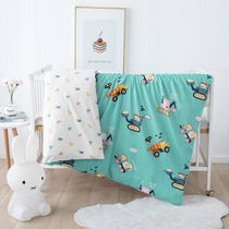 Pure cotton cartoon childrens quilt cover single piece 120x150 kindergarten quilt cover newborn baby baby nap quilt