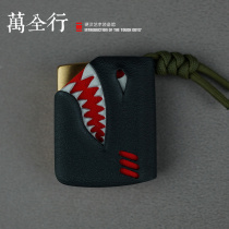 Produced 70000 handmade K-sheath custom shark series ZIPPO lighter set
