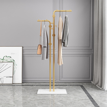Bedroom simple hanger floor-to-ceiling bedroom clothes hanger household indoor coat rack rack Net red clothing shelf