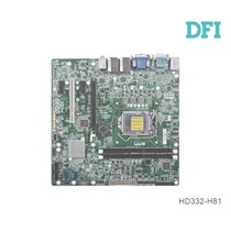 Industrial grade motherboard# DFI industrial control motherboard HD332-H81X-H81B 10 serial port dual VGA dual mesh Port HD336