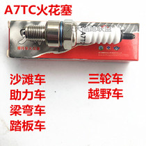 Off-road motorcycle spark plug C7HSA four-stroke 139 lawn mower spark plug A7TC ATV spark plug batch