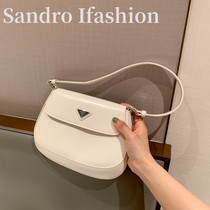 France Sandro Ifashion saddle women bag 2021 new small bag shoulder Hand bag fashion underarm bag
