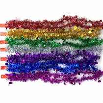 Birthday party layout background wall color strip decoration wedding wedding room shop opening festival hair strip pull flower