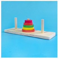 Mathematics teaching aids competition Olympiad five-story Hanoi Tower Hanoi Tower Chinese Traditional Toy Science and Technology Museum Creative Gift