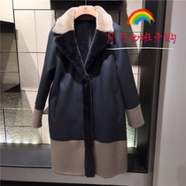 Month Spain purchases lottusse / lottuse 19 autumn winter new double sided fur women's leather q334s