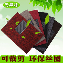 Car silk ring foot pad universal cropping Main and passenger rear row full car waterproof and wear-resistant dirty carpet full enclosure Special