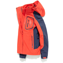 Outdoor custom LOGO assault jacket men fleece color three-in-one two-piece autumn and winter tourist windbreaker coat women