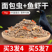 Starling feed Bird feed Wren special bird food mixed bird feed 1kg Parrot thrush nutritional bird food 2 pounds