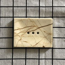 Special price micro defect soap box natural imported marble soap box soap holder toilet sink ins