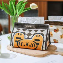 Tea table napkin containing box Living room Light Extravagant Tissue Box Home Draw Box Creative Upscale Crambox Multifunction