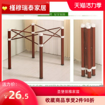 Folding table tripod square foldable large round table computer desk glass table frame square table tempered table bracket liter