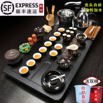 Tea set composition suit complete set of home living room fully automatic integrated office guest brief approb. kungfu tea tray tea tray