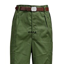 Old-fashioned military pants 87 style polyester pants 78 yellow card winter pants military green old military version fat pants Army
