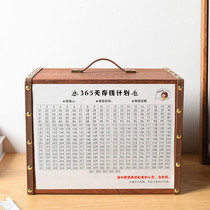 Only in and out of the wooden piggy bank 365-day plan is not advisable large small portable piggy bank solid wood grain