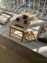 Floating window table foldable bedroom sitting small table home tatami kang table tea table window table tea table small coffee table