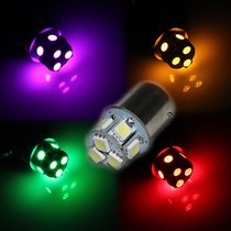 Motorcycle modified lighting personality flashing 12vLED turn signal curved light GW250 ghost fire side light eating fish light