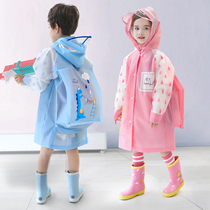Children raincoat boy child waterproof girl baby kindergarten transparent elementary school students poncho dinosaur raincoat rain gear