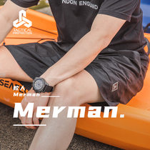 TAGOptical 2023 Merman Beach Shots Shark Man Beach Pants Outdoor Speed Dry Shorts