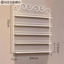 Nail art cabinet Wall cabinet wrought iron European nail polish shelf shelf display rack shelf Cosmetics wall-mounted shelf