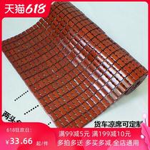 Summer kindergarten cradle baby boy trolley wooden bed cushion mahjong mat mahjong mat bamboo mat block double-sided foldable