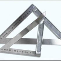 Tool stainless steel triangle ruler 200mm site drawing triangle ruler DL4040 scale is clear