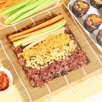 Carbonized roller curtain Taiwan rice ball tools commonly used materials Laver rice seaweed sushi roll green leather curtain open shop commercial