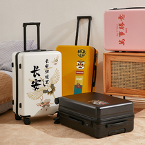 High value luggage female 2021 new trolley case 20 inch strong durable suitcase students 24 travel box