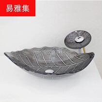 Factory new glass wash basin table basin can be customized hotel bathroom art basin table basin