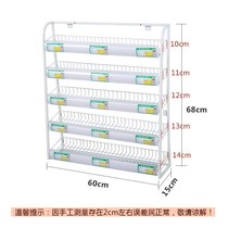 Shelf checkout desk small supermarket collection convenience store front hanging rack family planning chewing gum display rack for snacks