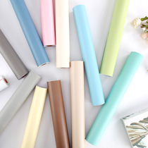 45 cm wide pure pigment color self-adhesive wallpaper waterproof college dormitory wallpaper bedroom background wall warm renovation