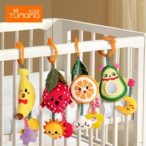 TumamaKids baby headboard plush pendant toy baby carriage crib plush wind chime pendant toy