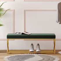 Wonderful Masters style light extravagant creative home doorway Red changing shoes stool Shoe Rack Shoe Cabinet on the bench wearing a footstool