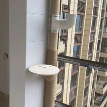 Net Red household sewer homemade cat climbing frame space capsule material PVC tube cat jumping table accessories sisal DIY cat column