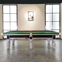 British snooker table high-end choice Silver Leg gold leg table tennis Black 8 Pool 16 color commercial