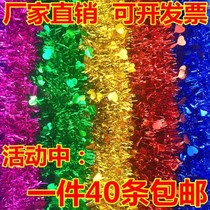 Venue living room rainbow ribbon sequins fruit basket packaging ornaments new year new house ribbon flower