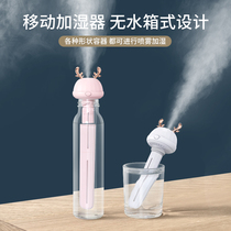 usb humidifier mini portable home silent bedroom with small vehicle air purifiers in car spray dormitory office desktop students cute cute cute and fragrant fog