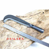 Manganese steel hook knife Agricultural Garden outdoor sickle camping chopping tree bamboo wood cutting knife moon Bud soil pruning knife