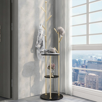 Light luxury creative indoor floor-to-ceiling hanger Nordic home room shelf simple bedroom saving space coat rack
