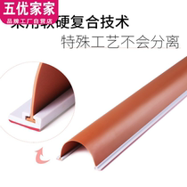 Kindergarten special anti-pinch hand door seam protection strip sliding door block child protection door door stop baby door lock child