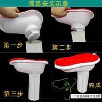 Size squatting plastic temporary toilet plastic thickened bucket decorator disposable construction site simple urinal
